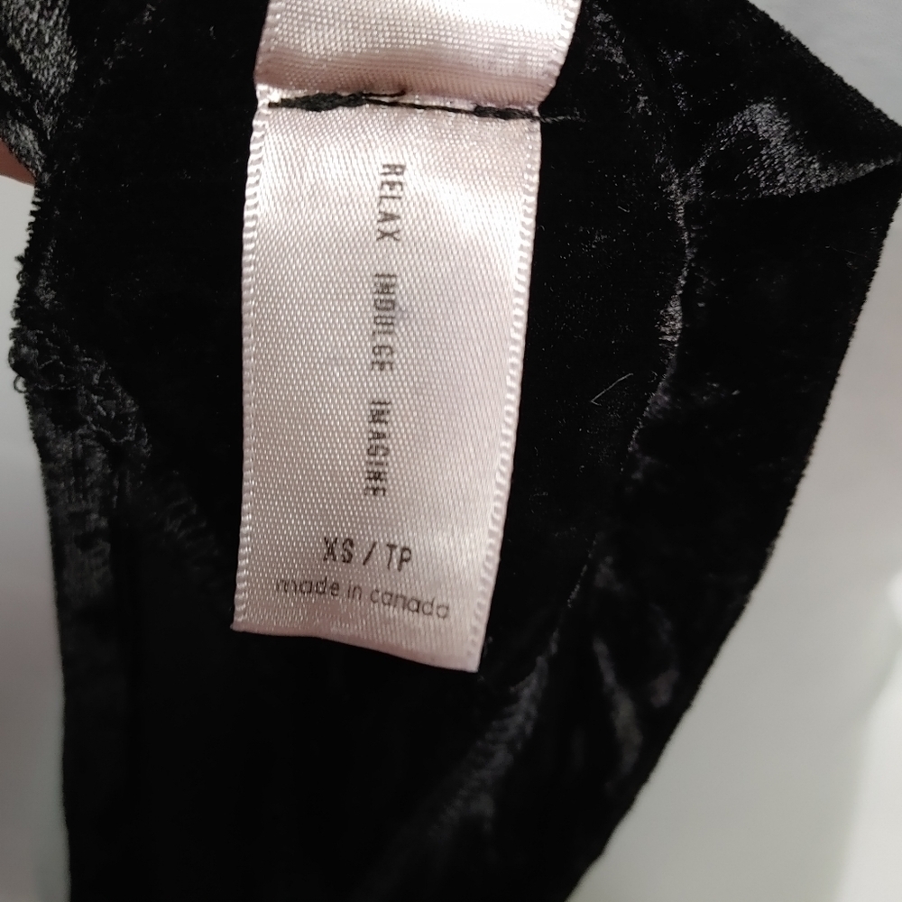 Smash + Tess black velvet romperalls size XS - Picture 11 of 15